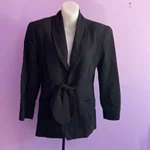 Bebe Black Wool Coat Size 4