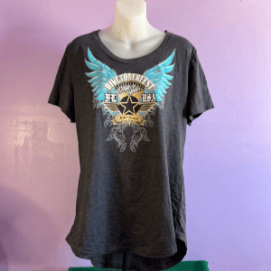 Biketober Fest Tee 26th Annual T-Shirt Dark Gray Size 1X