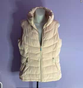 Calvin Klein Pale Pink Puffer Vest Size Small
