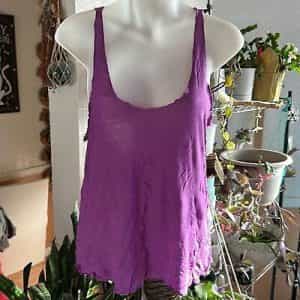 Hi-Line Purple Size Large Tank Top