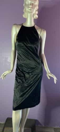 Kenneth Cole Silky Black Dress Size 8