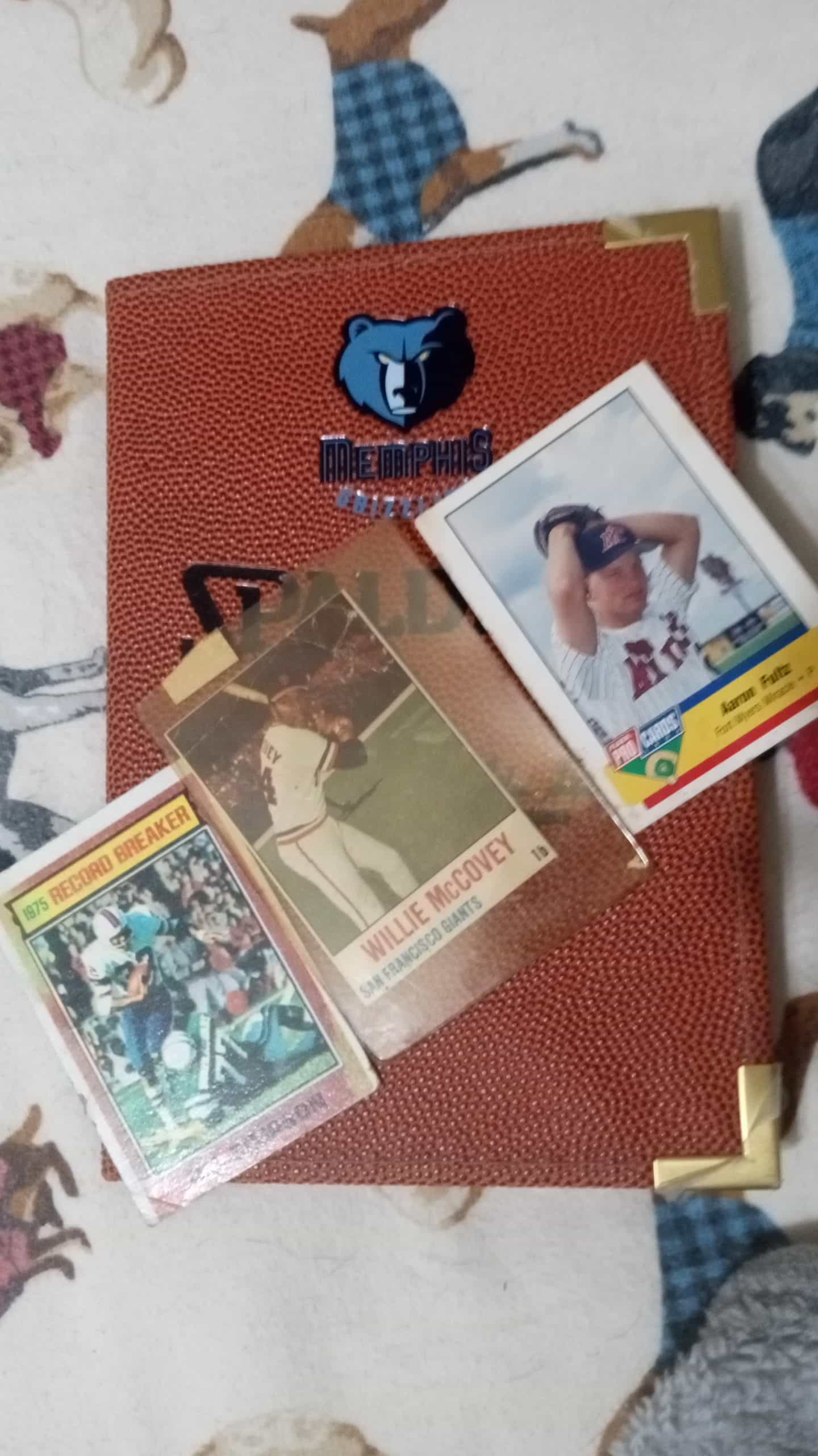 Lot of three baseball cards