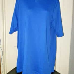 Only Necessities Women’s V Neck Tee Royal Blue Size Large