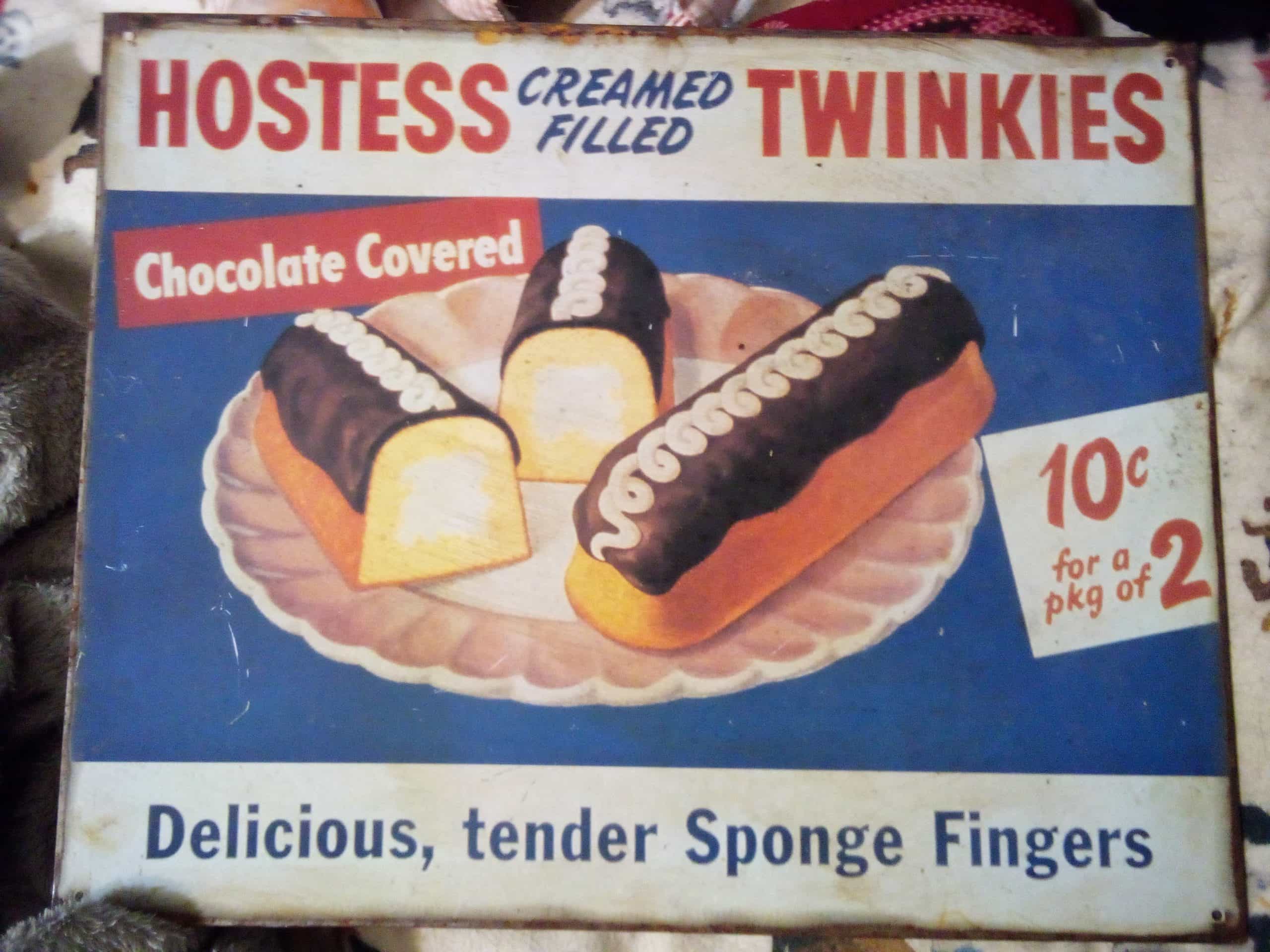 Reproduction Twinkies metal advertisement