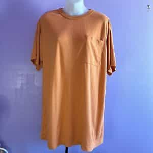 Roaman’s Cotton Blend T-Shirt Orange Size Large