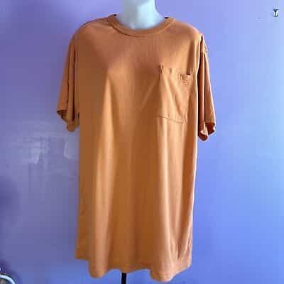 Roaman’s Cotton Blend T-Shirt Orange Size Large