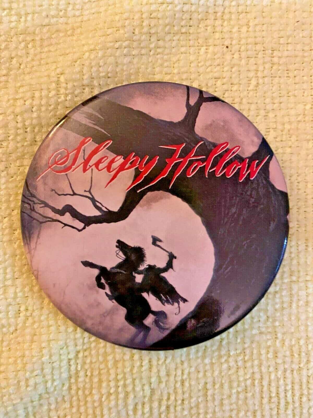 Sleepy Hollow Movie Theater Promo Tim Burton Button/Pin