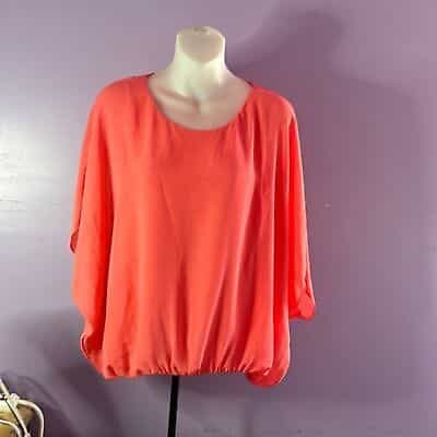 Vince Camuto Pink Batwing Pullover Blouse Size Small