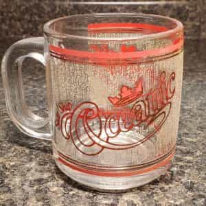 Vintage Starship Oceanic Coffee Cup Glass c1985 in Good Condition