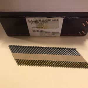 2000 JOINT FORCE 2″ X .113 PAPER STRIP COLLATED CLIPPED SMOOTH FRAMING NAIL 31°