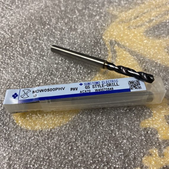 1 MDW0500PHV SUMITOMO ELECTRIC GS Style Drill Bits Coolant Holes NEW