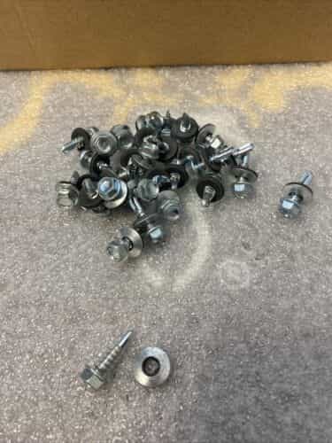 #12 X 3/4″ Steel Zinc w Bonded EPDM Washer #3 Point Self Drilling Screw