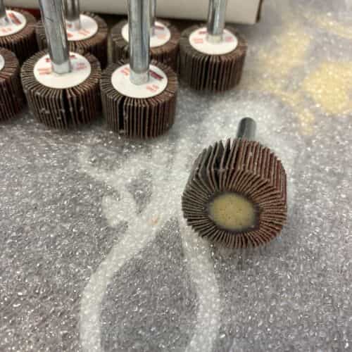 lot-of-10-superior-10103-flap-wheel-mounted-1-x-5-8-x-1-4-p120-ao