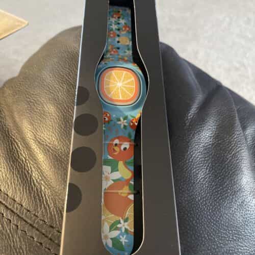 new-disney-parks-magic-band-plus-orange-bird-2022-blue-turquoise-linkable