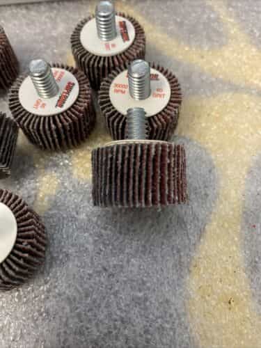 box-of-10-superior-21039-flap-wheel-mandrel-1-x-5-8-x-1-4-20-aluminum-oxide-p60