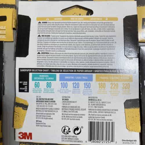 3m-disc-5in-180-ultra-durable-hookit-sanding-disc-180-grit-case-of-10-5-packs