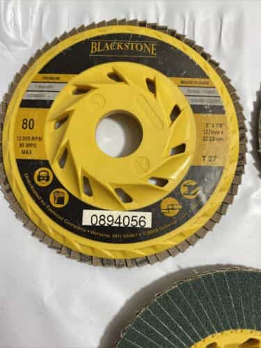 blackstone-5-x-7-8-lot-of-5-type-27-80-grit-zirconia-flap-disc-w-plastic-back