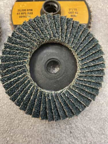 10-3-type-s-40-grit-zirconia-mini-blackstone-flap-disc-w-poly-backing