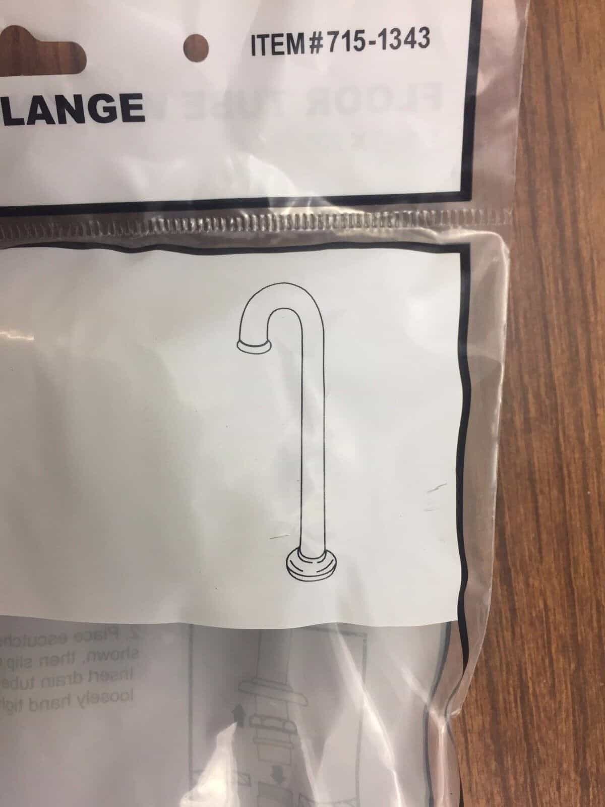 lot-of-8-floor-tube-w-flange-1-1-4-x-20-1-2-22-gauge-brass-chrome-plated