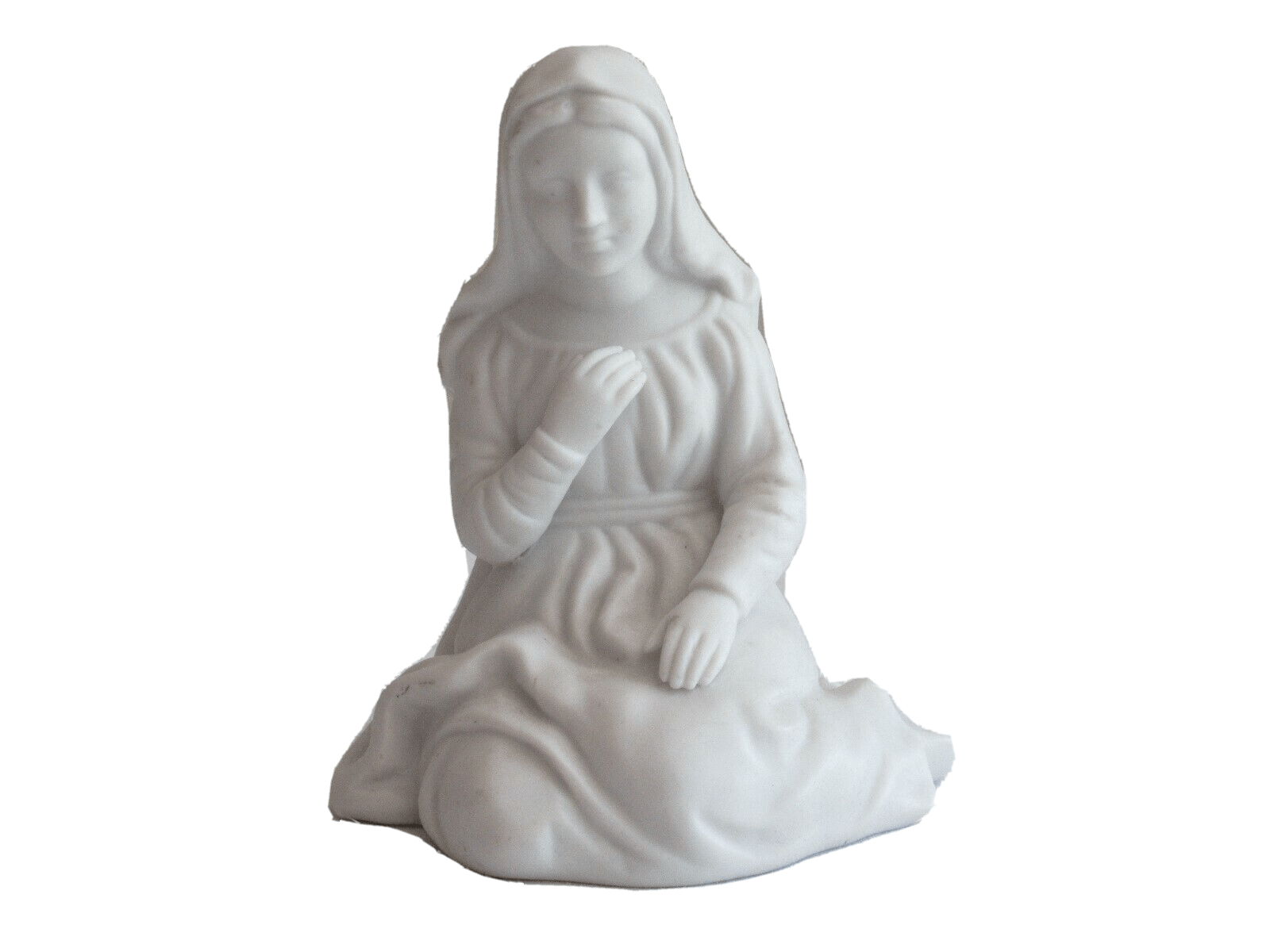 Vtg 1981 Avon Holy MARY Christmas White Bisque Nativity Replacement 4" Figurine