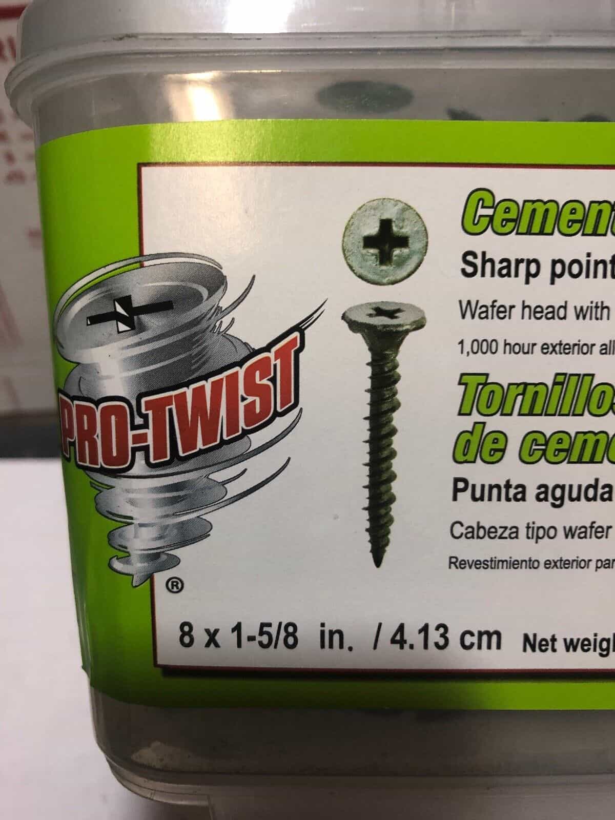 pro-twist-cb1585-8-x-1-5-8-inch-spade-point-with-nibs-cement-board-screws-5-lb