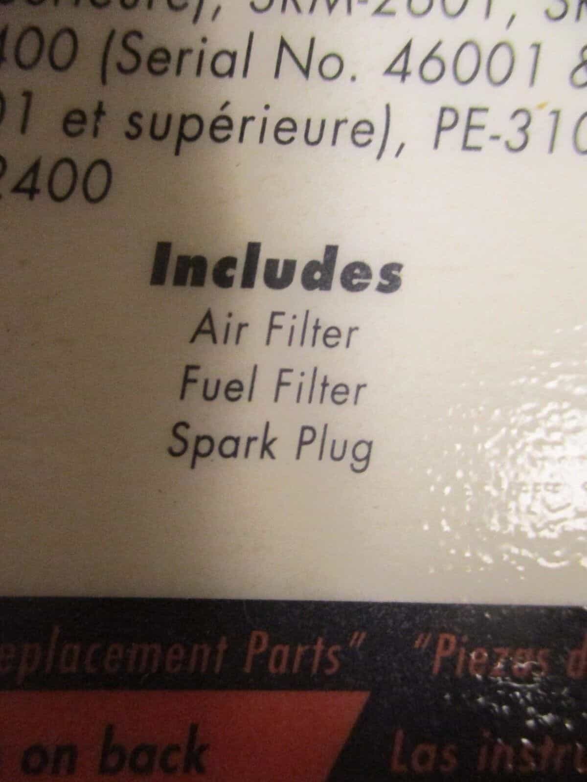 echo-2-cycle-engine-tune-up-kit-24-26-cc-engine-fuel-air-filter-spark-plug-90065