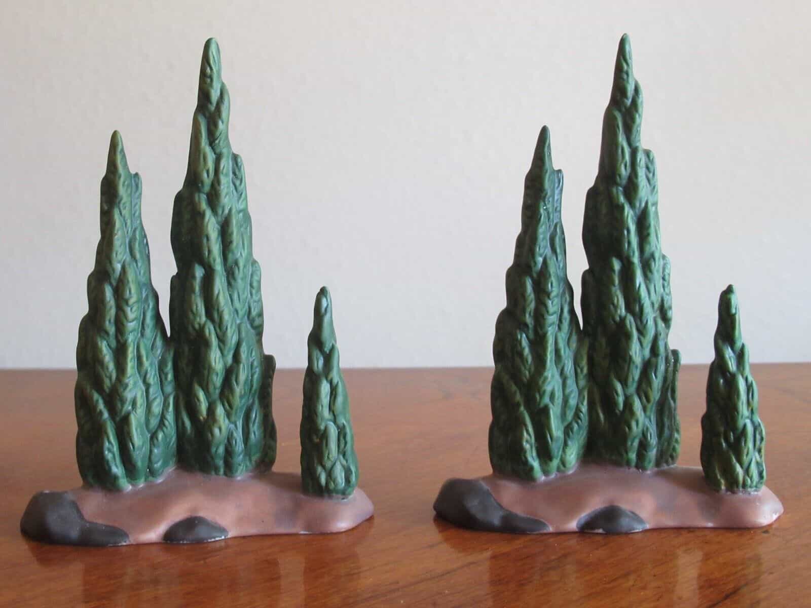 Dept 56 Little Town of Bethlehem Village Nativity Cypress Tree Shrub Replacement