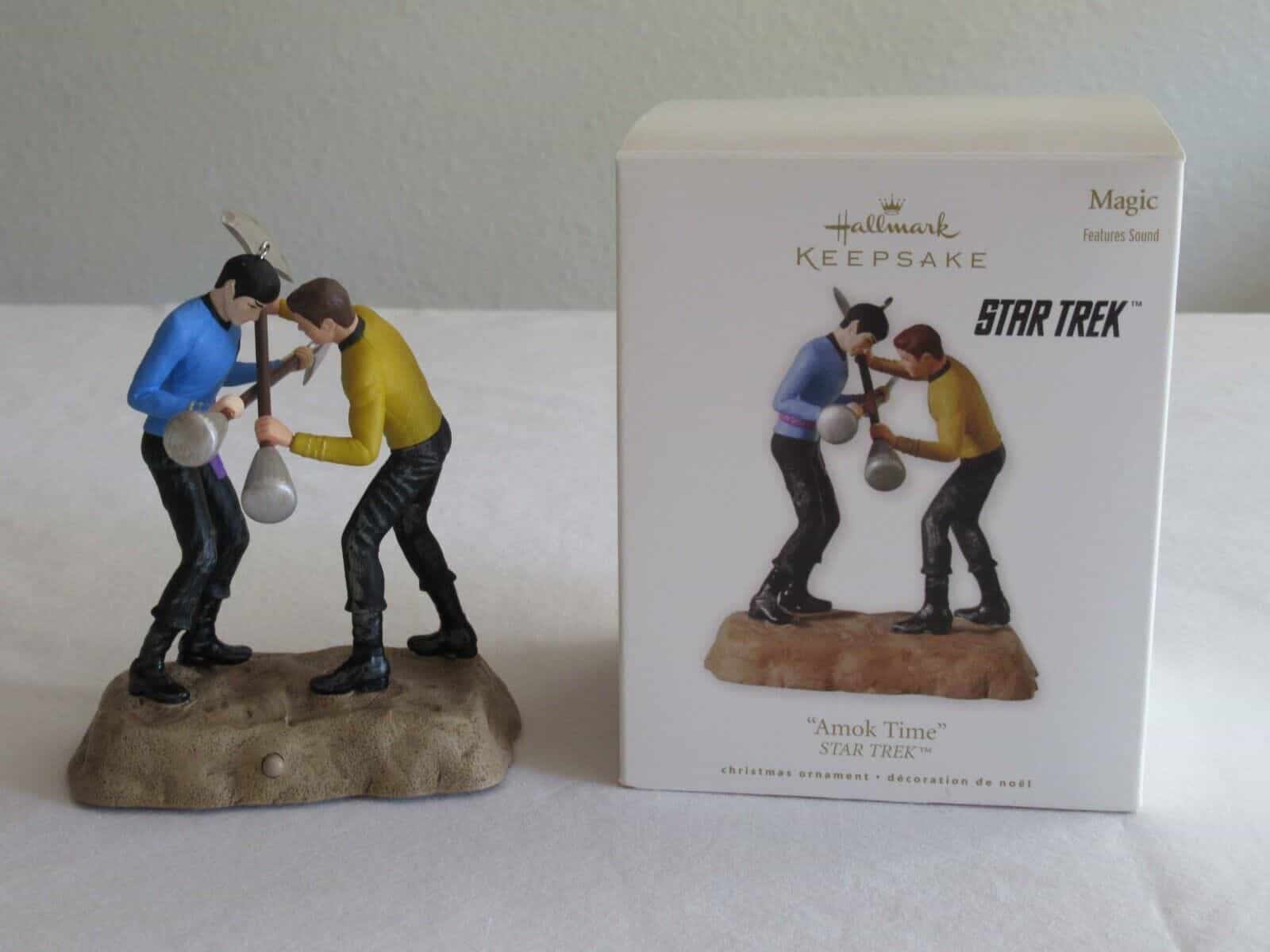 2010 Star Trek "Amok Time" Hallmark Keepsake Ornament Magic w/Sound Unused
