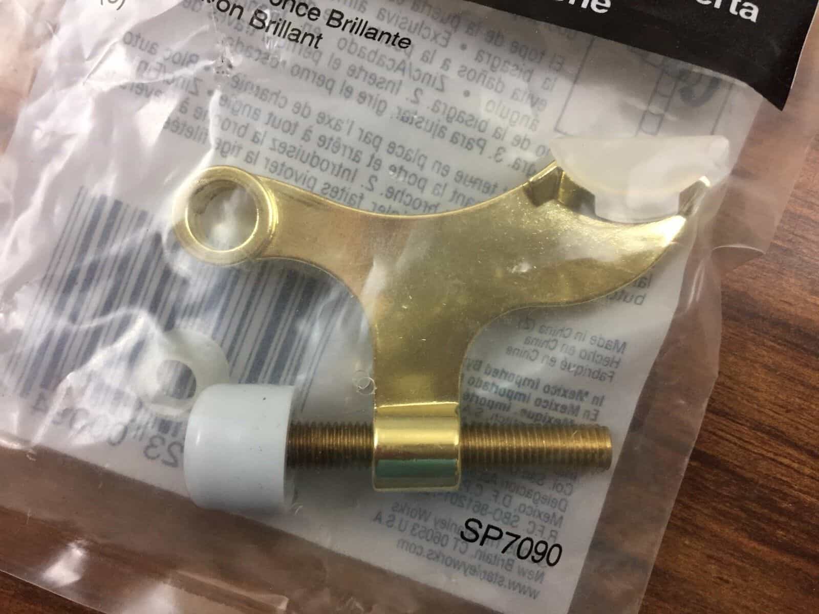 Hinge Pin Doorstop Stanley Door Stops 819110 Brass Zinc 033923000949