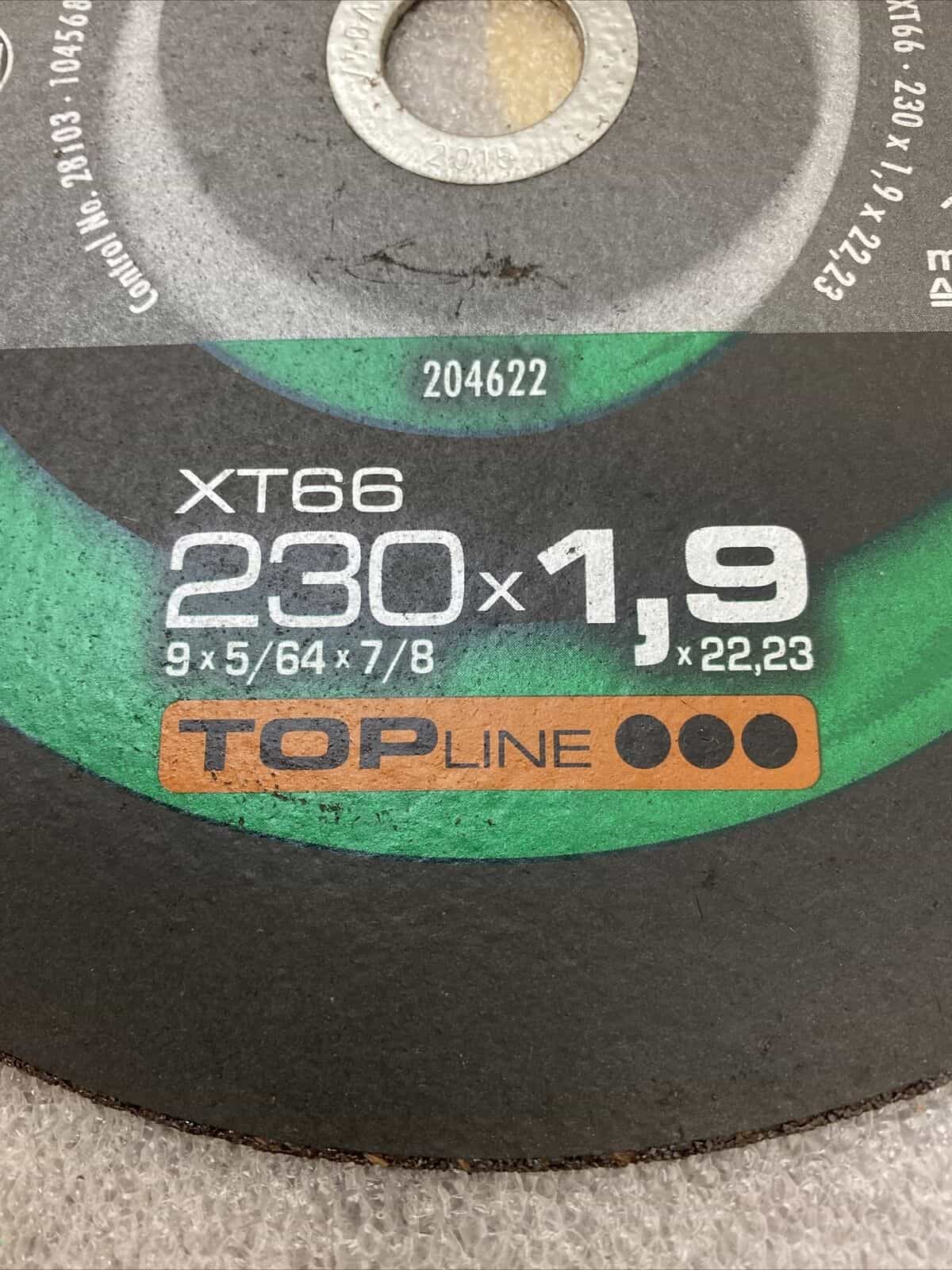 lot-of-2-rhodius-xt-66-204622-cutting-disc-straight-230-mm-22-23-mm