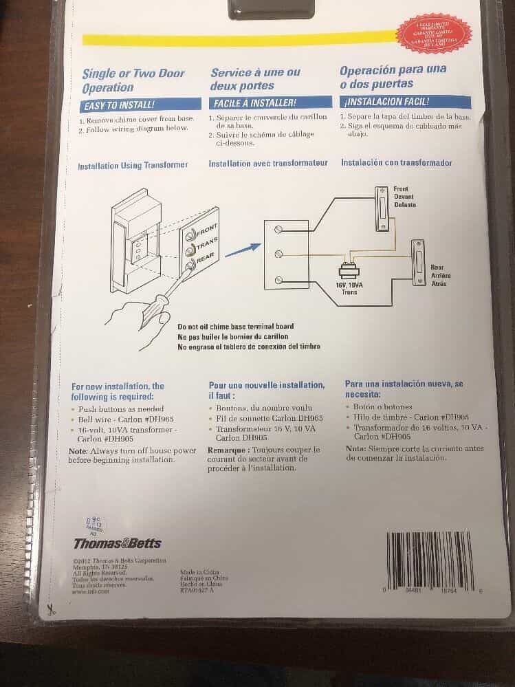thomas-betts-ss690-mission-style-doorbell-chime