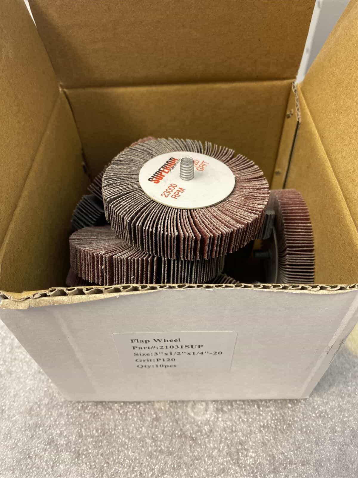 box-of-10-superior-21031-flap-wheel-mandrel-3-x-1-2-x-1-4-20-p120-ao