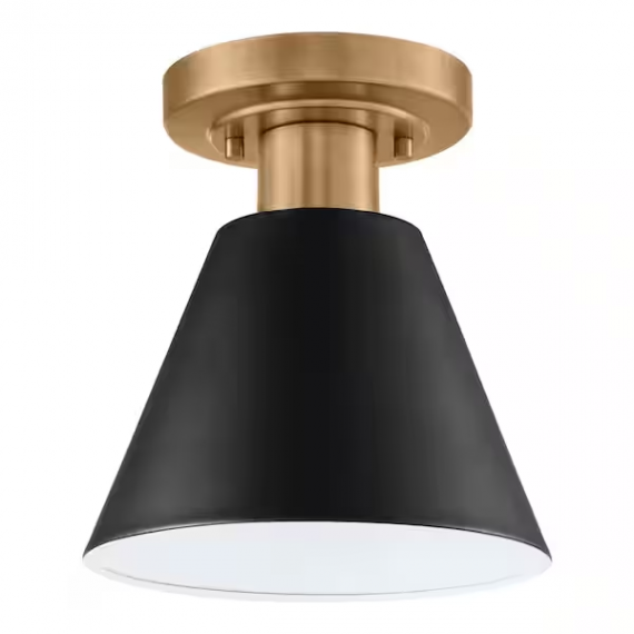 hampton-bay-kbj2091a-bk-ab-finley-8-in-1-light-black-and-brass-semi-flush-mount-kitchen-ceiling-light-fixture-with-metal-shade