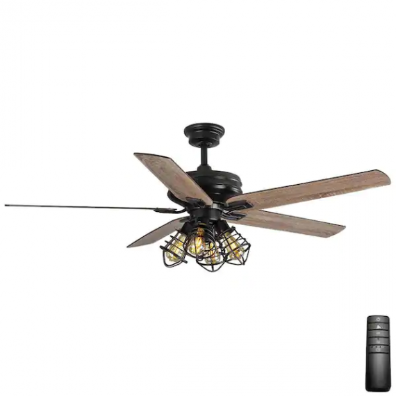 home-decorators-collection-51760-carlisle-60-in-led-matte-black-ceiling-fan-with-remote-control-and-light-kit