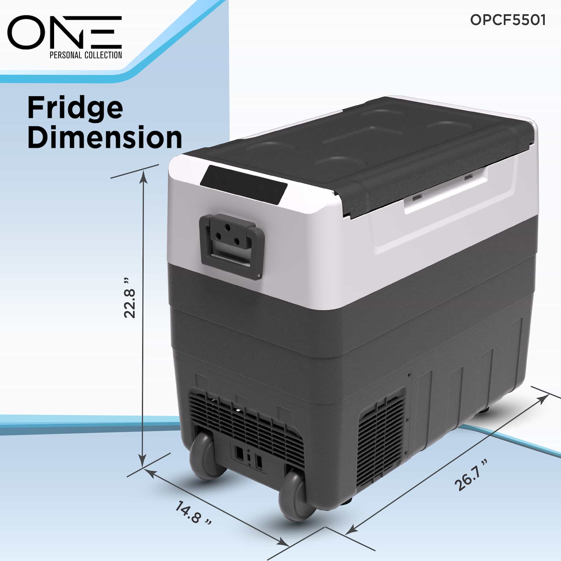 promounts-dual-zone-refrigerator-with-freezer-55liter-portable-fridge-for-camping-12-24v-dc-car-110-220v