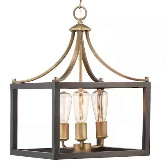 hampton-bay-7948hdcvbdi-boswell-quarter-14-in-3-light-vintage-brass-farmhouse-square-chandelier-with-painted-black-distressed-wood-accents