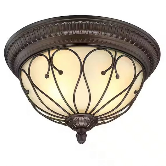uto-f76382-50i-15-29-in-2-light-old-bronze-ceiling-light-hallway-interior-flush-mount-with-frosted-glass