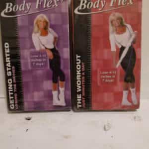 Body Flex Work Out Vcr Tapes (2) Grer Childers