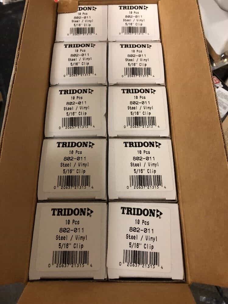 CASE OF 100 Vinyl Coated Clamp 8mm (5/16″) 10pk Tridon Premium Quality Clamp