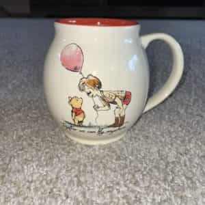 DISNEY STORE MUG WINNIE THE POOH & CHRISTOPHER ROBIN NEW