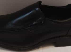 DREXLITE Toddler Boys Black Slip On Dress Shoes Size 3m  EUC