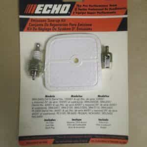 Echo 2 Cycle Engine Tune Up Kit 24-26 CC Engine Fuel Air Filter Spark Plug 90065