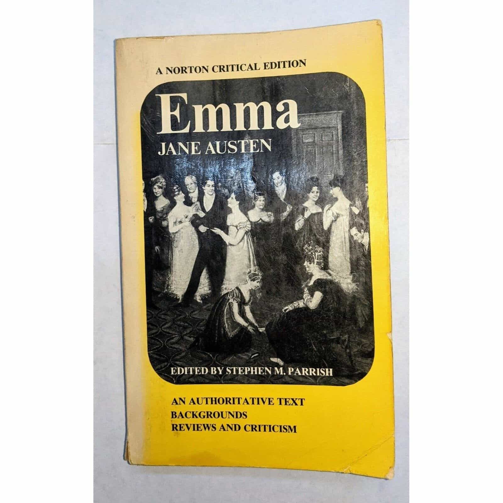 Emma An Authoritative Text Backgrounds Reviews And Criticism Textbook