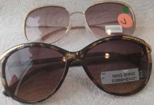 Fgx/foster Grant Oval Tinted Sunglasses 2pr A70