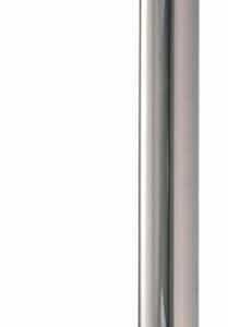Floor Tube W/Flange 1-1/4″ X 20-1/2″ 22 Gauge Brass Chrome Plated