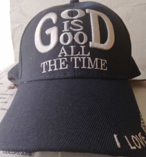 God Is Good Ball Cap Blue