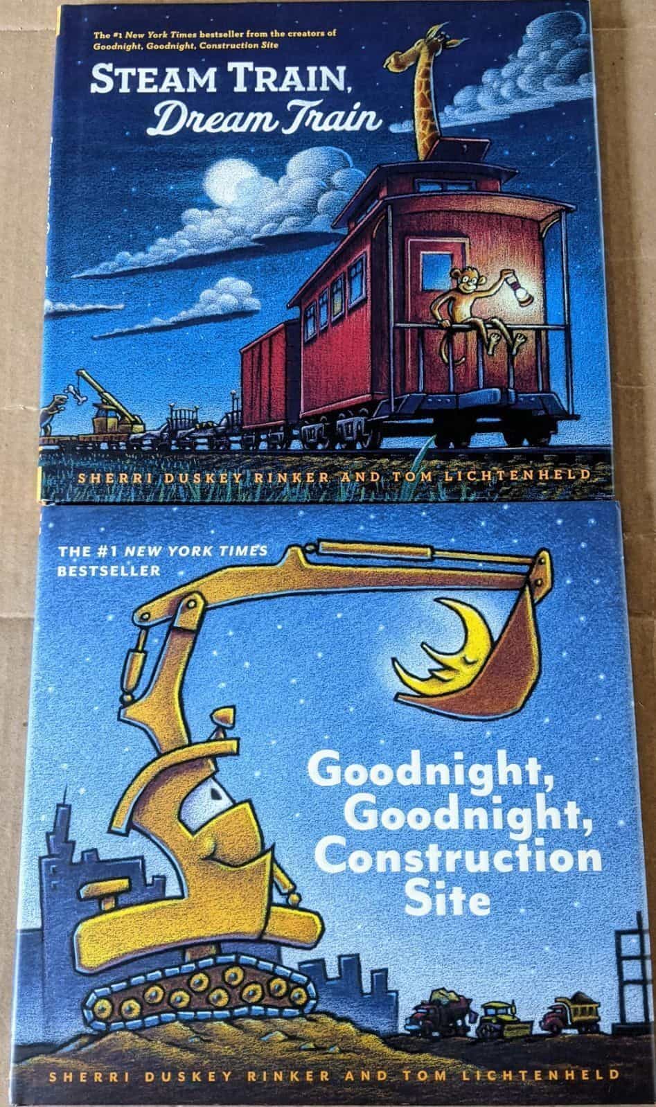 Goodnight, Goodnight, Construction Site & Steam Train, Dream Train Books