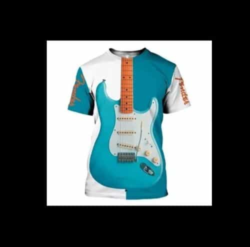 Graphic Design Tee Shirt guitar