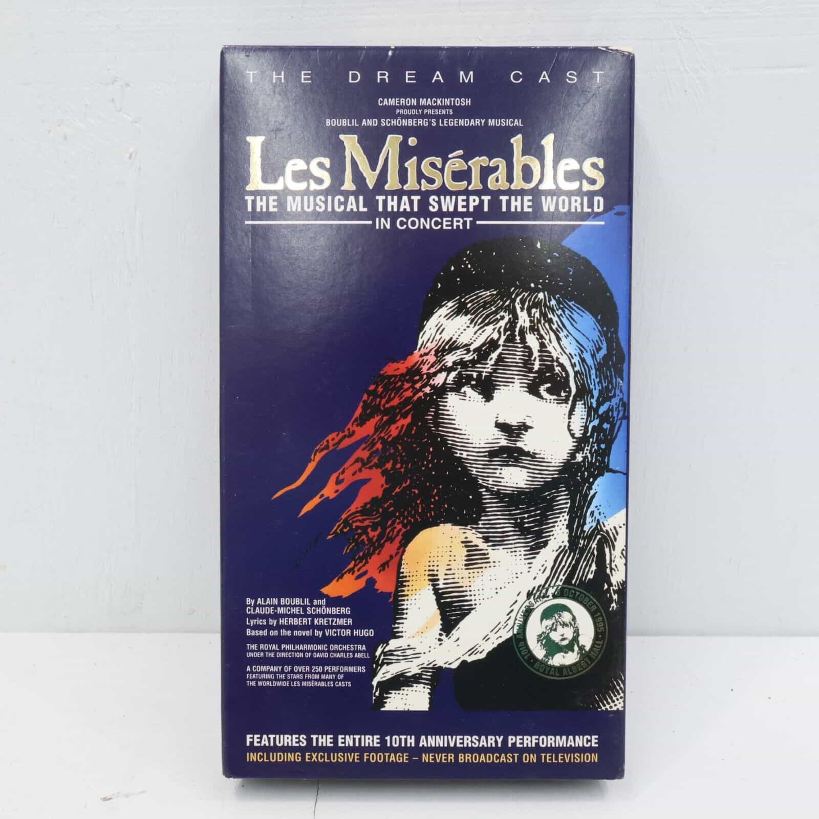 Les Miserables – In Concert (VHS, 1996)