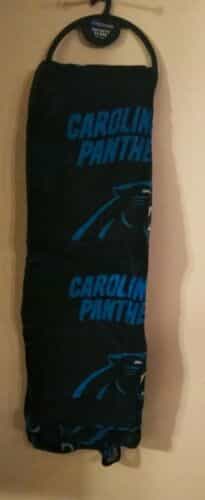 Littlearth NFL Carolina Panthers Sheer Infinity Scarf Black